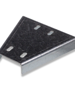 Gusset plate for reinforcement side rail Step V13